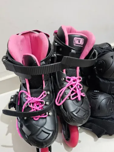 Kit Patins Traxart semi novo