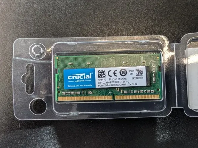 Memoria RAM 8GB DDR4 3200mhz Crucial - Nova