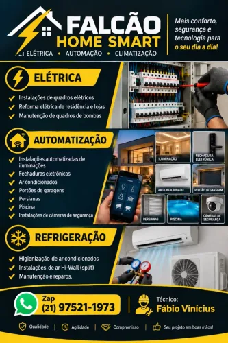 Elétrica, Refrigeração e automação