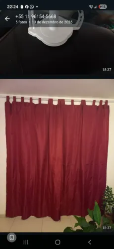 Cortina grande para sala