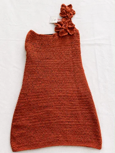 Vestido de crochê