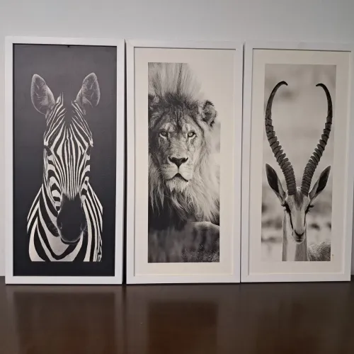 Quadros Pintura em Couro origem África do Sul