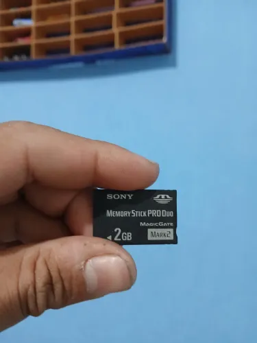 Cartão de memória memory stick pro duo 2 gb
