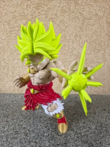 Figura Broly Super Saiyan Lendário Dragon Ball 35cm