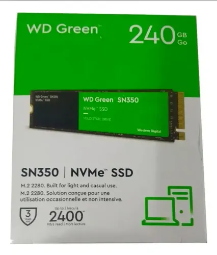 NVME M2 240GB WESTERN DIGITAL LACRADO