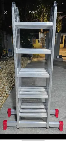 Escada 5,35m articulada 20 degraus