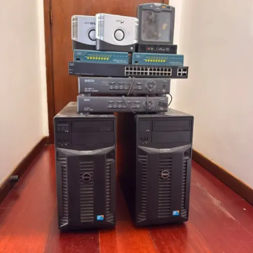 SUPER OFERTA ? Lote com 11 equipamentos de informática, servidores, Cisco e DVR ? R$ 500