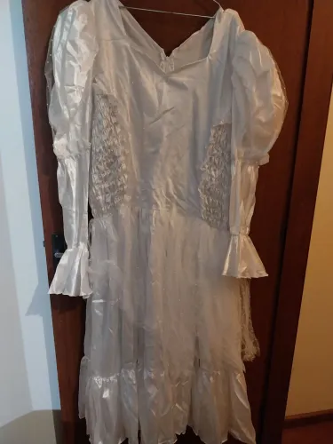 Vestido Noiva de Festa Junina Plus Size
