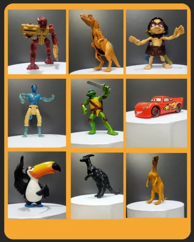 Brinquedos do McDonald's Colecionáveis - Diversos Personagens!