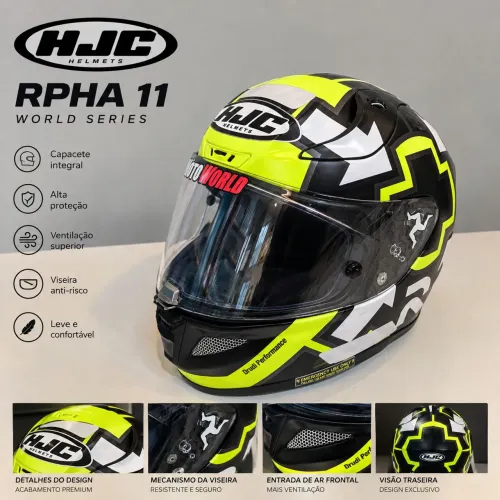 Capacete HJC RPHA11 N°58