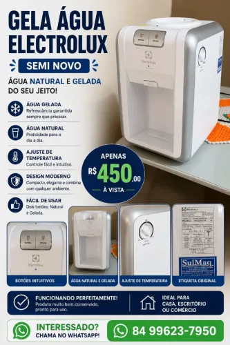 Gela água eletrolux