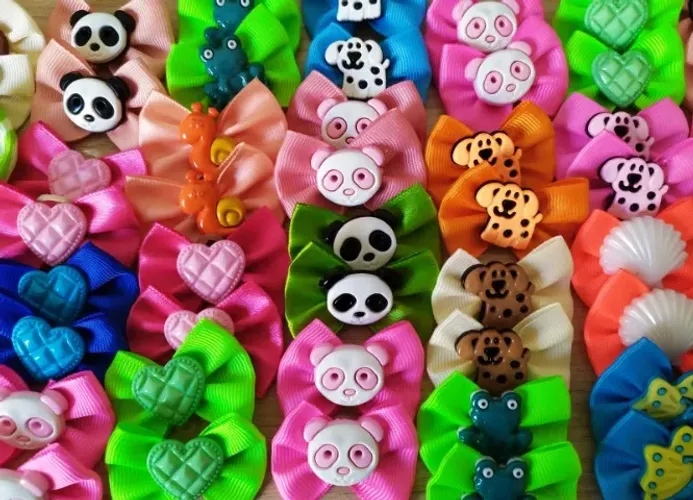 50 Lacinhos Pet Shop Banho E Tosa Tam. M