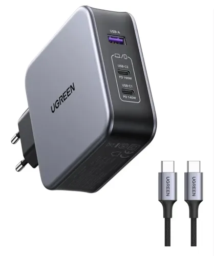 Carregador Ugreen 2x Usb-C 1x Usb A NOVO lacrado
