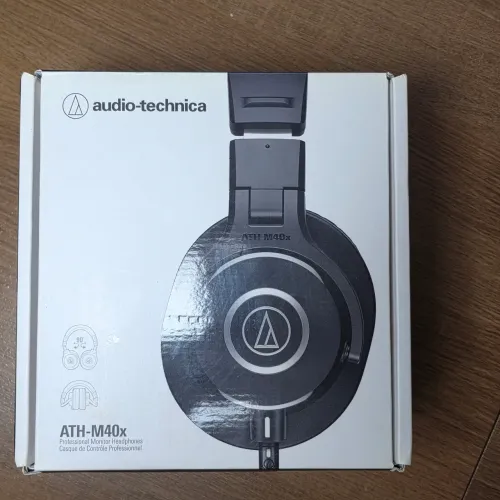 Fone referencia profissional Audio Techica M40x completo