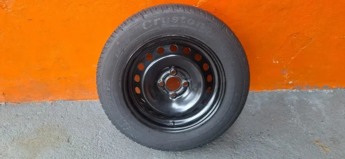 Estepe Aro 15 Original Renault Sandero e Logan + Pneu Crystone 185 x 65_Aceito Cartão*