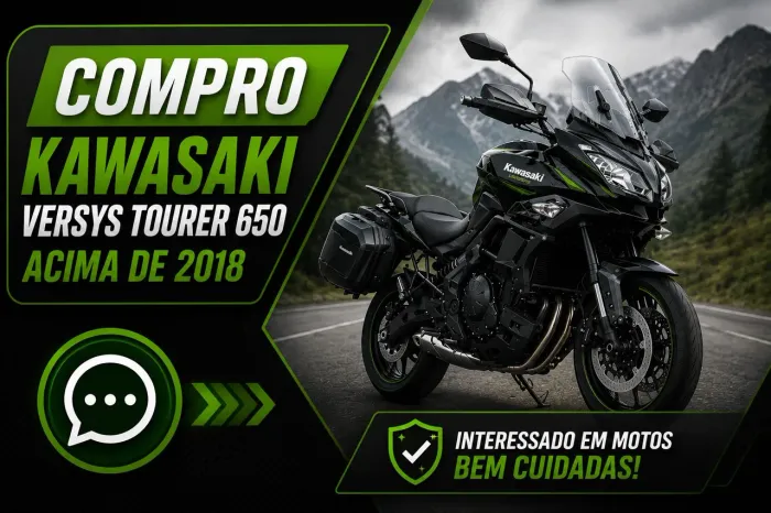 Compro Versys 650 tourer acima de 2018