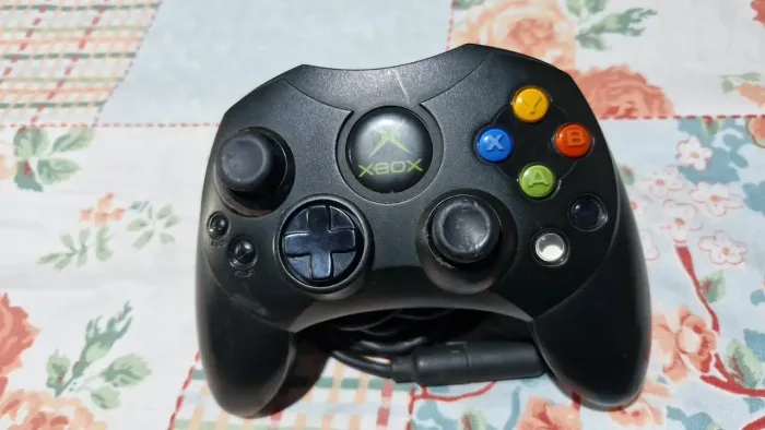 Controle original para xbox clássico funcionando perfeitamente tds os comandos
