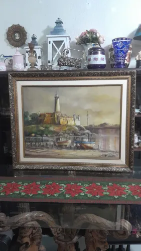 Quadro óleo sobre tela assinado