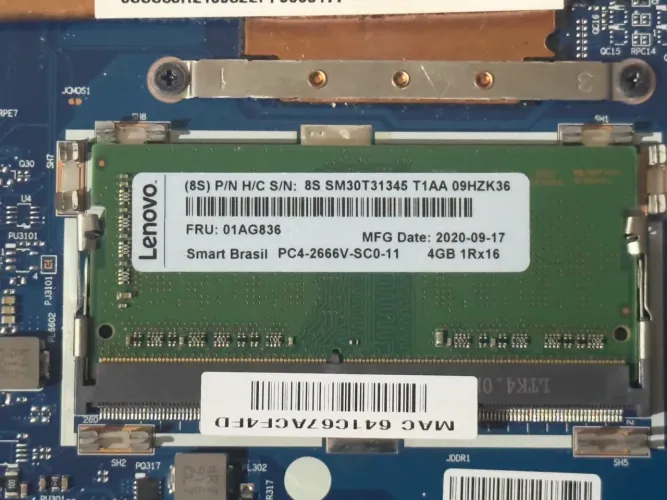 Memória ddr4 pc4 2666v sc0 11 notebook