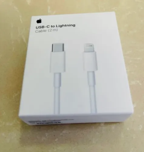 Cabo original Apple 2 metros para iPhone e iPad novo lacrado com garantia