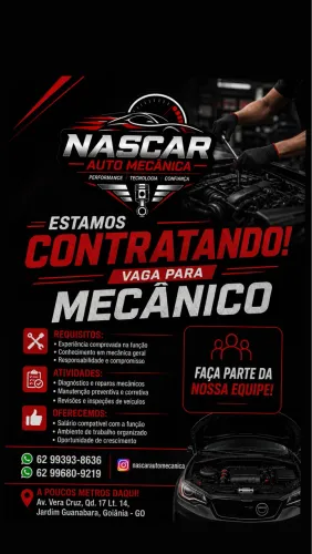 Vaga para Mecânico