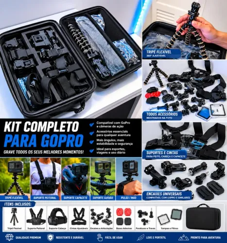 kit Gopro original novo