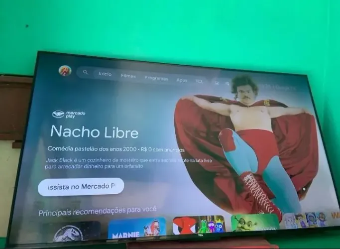 Telão smart 50 Tcl Android 4k