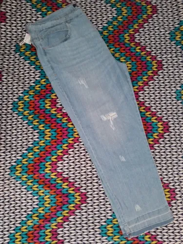 Calça Plus Size jeans claro Marisa 54 nova