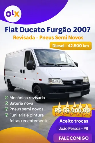 Fiat Ducato Cargo 2.8 Curto/longo TB Diesel 2007