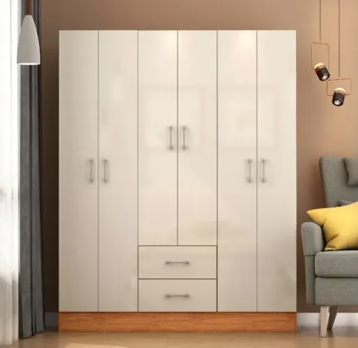 Guarda-Roupa Compacto Essencial 6 Portas