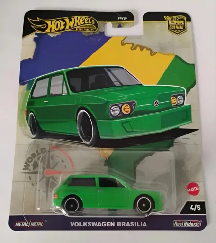 Hot Wheels Premium Volkswagen Brasilia- Car Culture -cód.041