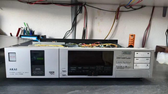 Tape deck Akai Gx R88 3 cabeças Auto Reverse