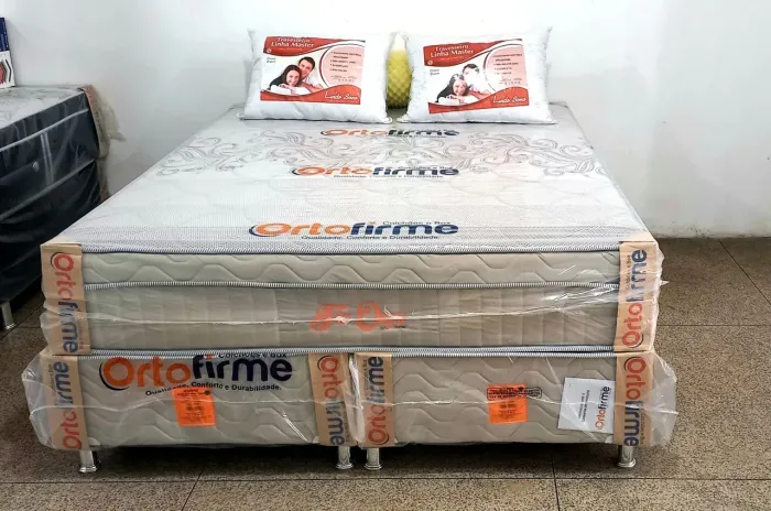 Cama Box QUEEN Molas Ensacadas em Oferta. Entregamos grátis