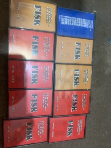 Dez fitas cassete educacionais da Escola Fisk