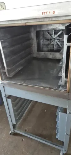 Forno elétrico tedesco 5 telas para padaria
