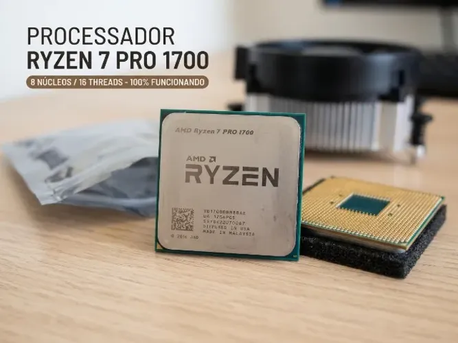 Processador AMD Ryzen 7 PRO 1700 (8 Núcleos / 16 Threads) Socket AM4