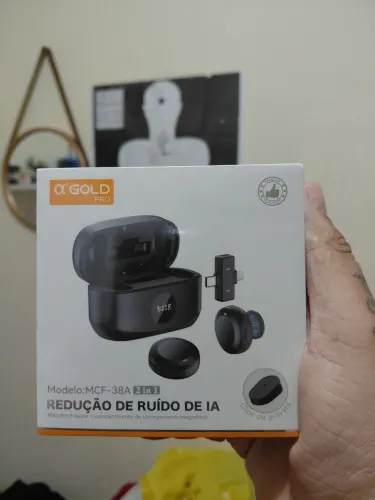 Microfone de lapela original 