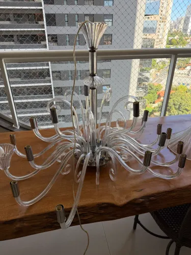 Vendo lustre veneziano cristal Murano