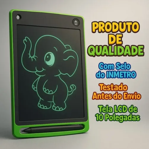 Tablet LCD 10? para Escrita e Desenho Lousa Magica