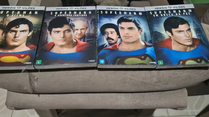 DVD COLEÇÃO SUPERMAN 4 FILMES CLÁSSICOS LACRADOS