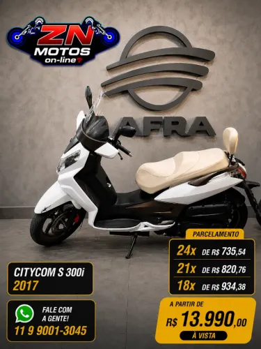 CITYCOM 300i 2017 | 24X SEM ENTRADA NO CARTÃO DE CRÉDITO