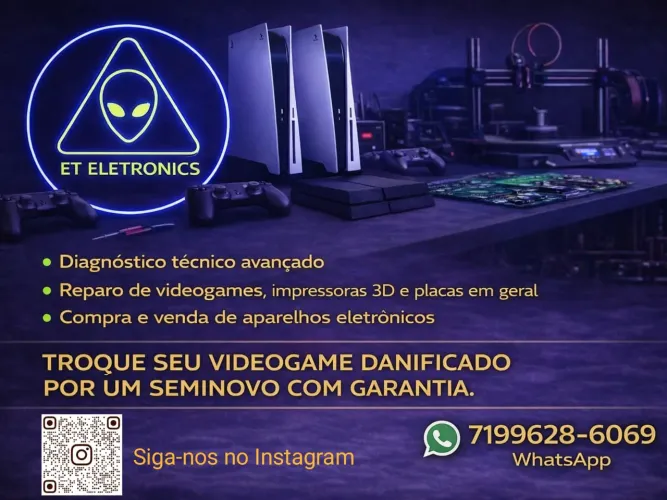 Ps5, ps4 , ps3 , Xbox , impressora 3d.