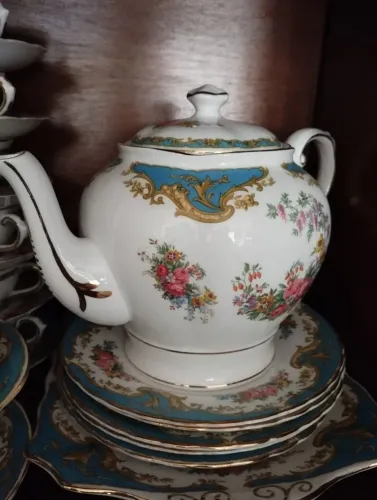 Jogo de chá/café de porcelana importado