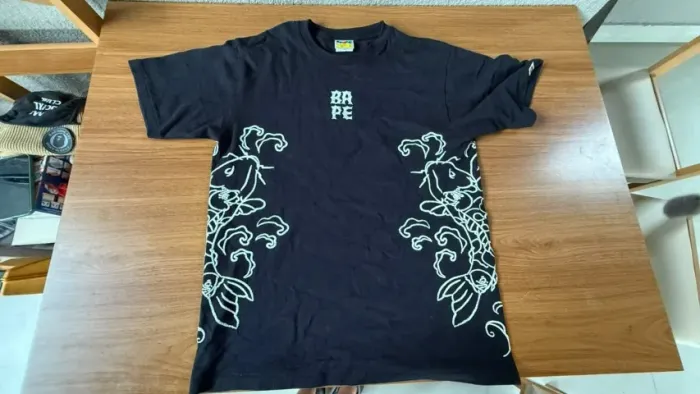 Camiseta BAPE A Bathing Ape Preta - Tamanho L