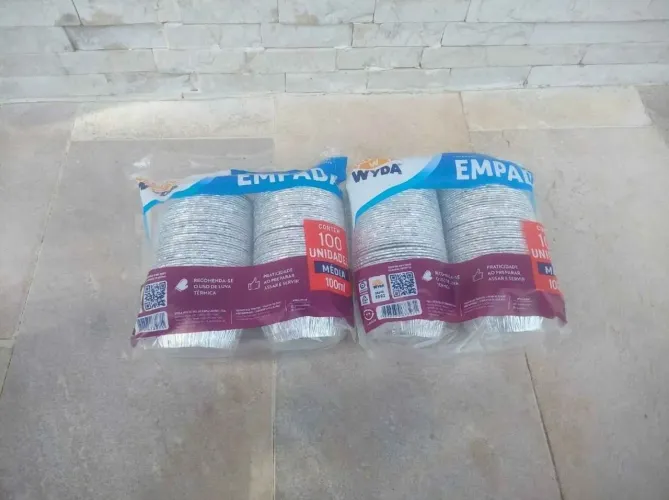 Formas descartáveis para empada wyda 100ml