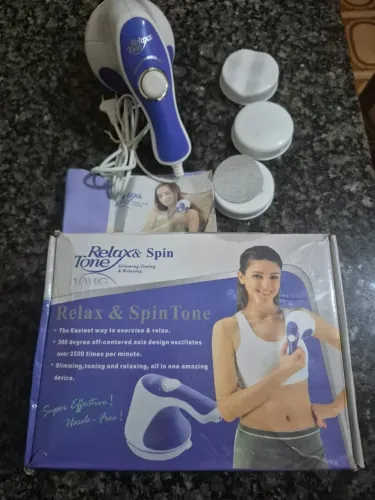 Massageador Elétrico Orbital 360° Portátil Relaxamento e Alívio Muscular