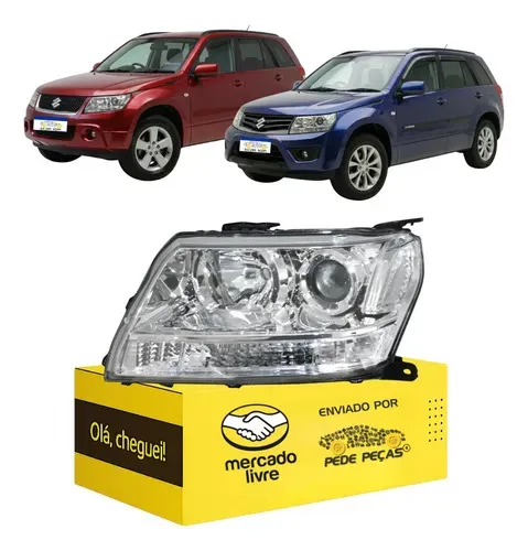 Farol Grand Vitara 2009 10 2011 2012 2013 2014 2015 2016 L.e Esquerdo/motorista