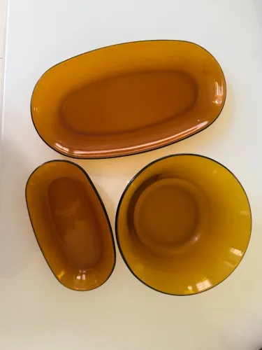 Duralex original: conjunto de travessas e bowl