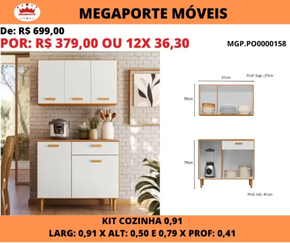 KIT COZINHA 0,91