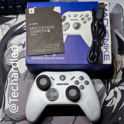 Controle Gamer Machenike G1 Cinza - Sem Fio com Hall Effect (Lacrado)